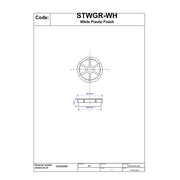 McAlpine STWGRWH Shower Trap Grid White - Getplumb