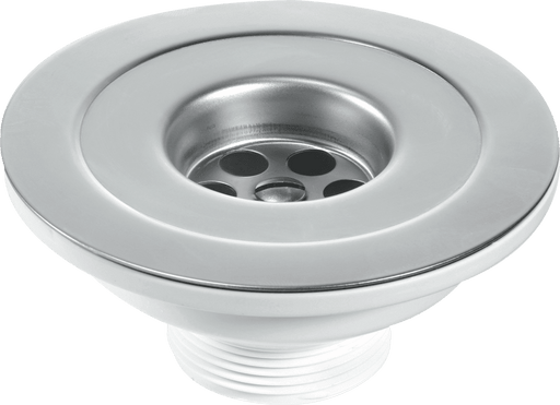 McAlpine SW45P 1.5" Sink Waste with Black Handle Plug - Getplumb
