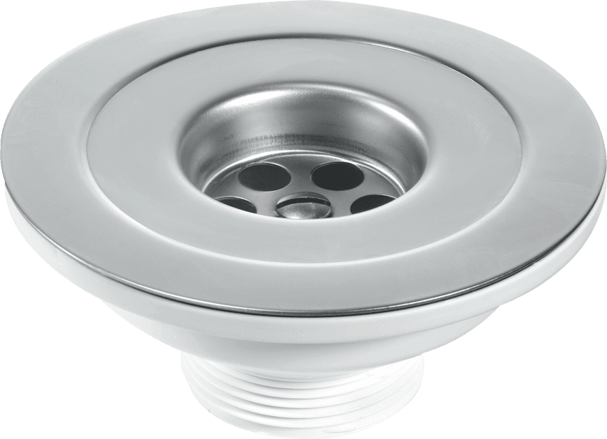McAlpine SW45P 1.5" Sink Waste with Black Handle Plug - Getplumb