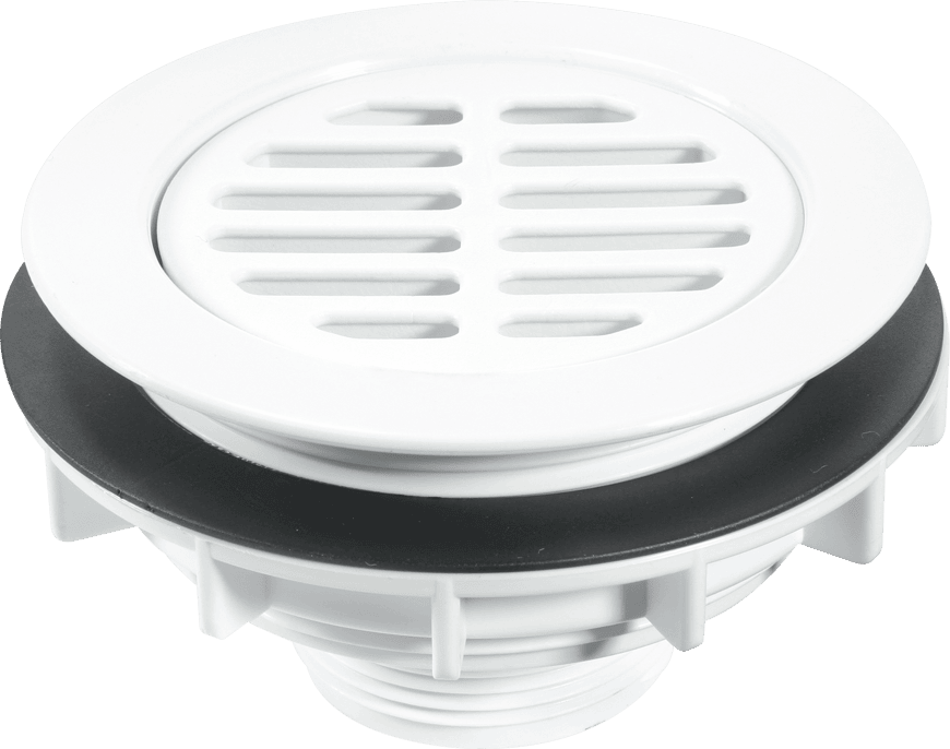 McAlpine SWHF2WH 2" High Flow Shower Waste White - Getplumb