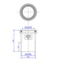 McAlpine T18ABS 1.5" Pushfit to Solvent Straight Connector - Getplumb