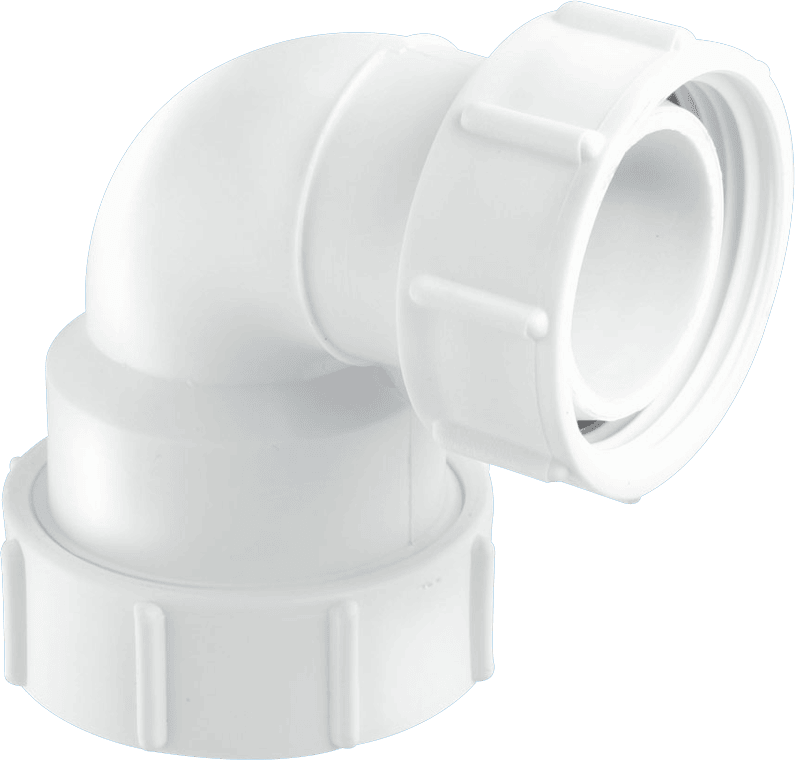 McAlpine T5MA 1.5" Multifit x BSP Nut 95deg Bend - Getplumb