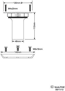 McAlpine Tiled to Sheet Trapped Gully Converter - TSGCONTVSS - Getplumb