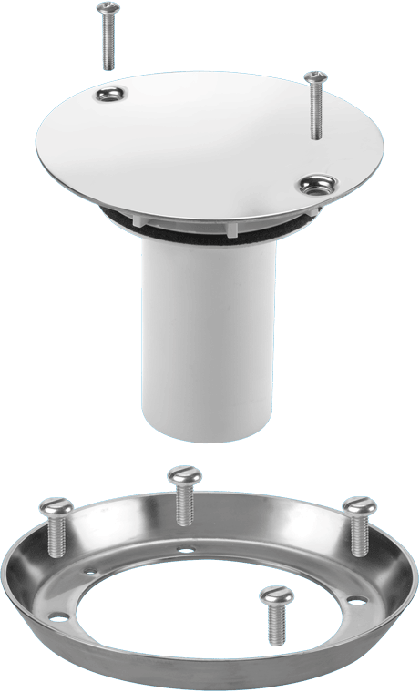 McAlpine Tiled to Sheet Trapped Gully Converter - TSGCONTVSS - Stainless Steel - Getplumb