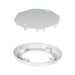 McAlpine TSGCL+COVWHSC Clamp Ring and Screws with White Cover for TSG50 - Getplumb