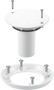McAlpine TSGCONTV Tiled to Sheet Trapped Gully Converter White - Getplumb