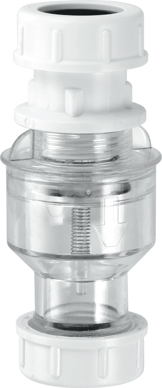 McAlpine TUN5CL Tunvalve Straight Through (Clear) - Getplumb