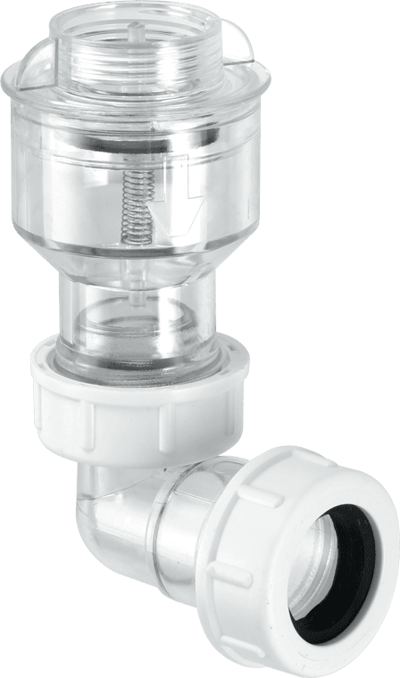 McAlpine TUNVALVE NRV for WC Overflow (Clear) - Getplumb