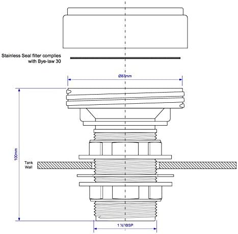 McAlpine TWLFBR 1.5" Screened Tank Breather - Getplumb