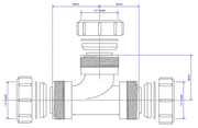 McAlpine V1M 1.5" Swept Tee - Getplumb