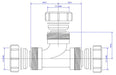 McAlpine V1M 1.5" Swept Tee - Getplumb