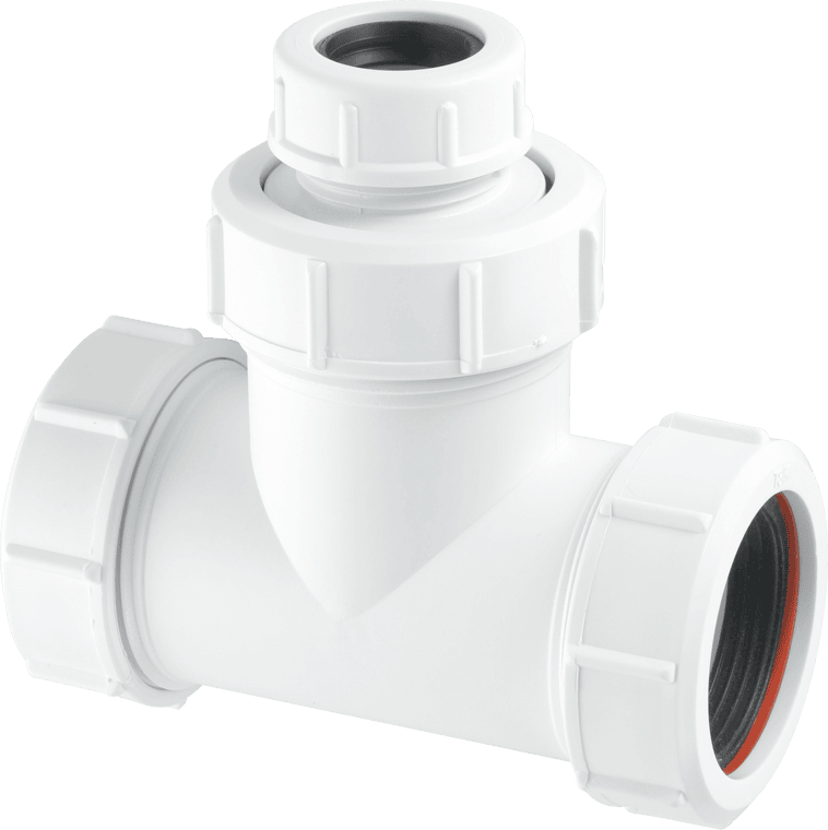 McAlpine V1MXCO 1.5"x 19/23mm Slip Tee - Getplumb