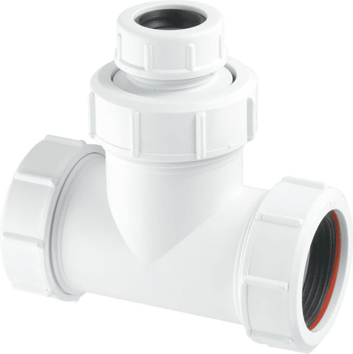 McAlpine V1MXCO 1.5"x 19/23mm Slip Tee - Getplumb