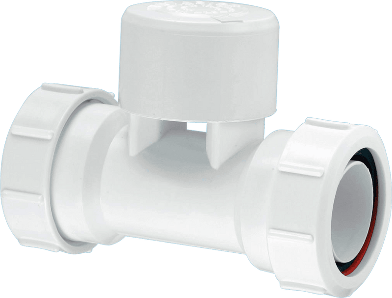 McAlpine VP3 1.5" Ventapipe Multifit Tee White - Getplumb