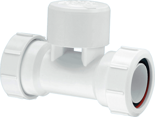 McAlpine VP3 1.5" Ventapipe Multifit Tee White - Getplumb