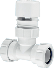 McAlpine VP4 1.25" Ventapipe Multfit Tee White - Getplumb