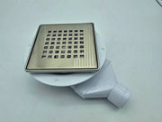 McAlpine VSG52SLT6SQB Slimline SS Floor Gully w/ NRV 150mm - Getplumb