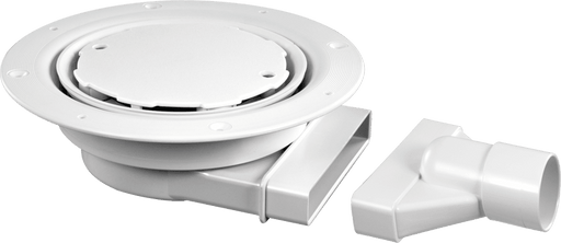McAlpine VSG52SLWH Slimline Floor Gully w/ NRV White Cover - Getplumb