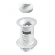 McAlpine W1 1.25" Slotted Basin Waste White - Getplumb