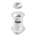 McAlpine W1 1.25" Slotted Basin Waste White - Getplumb