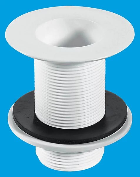 McAlpine W3 1.5" Unslotted Sink Waste White - Getplumb