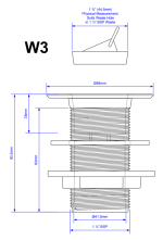 McAlpine W3 1.5" Unslotted Sink Waste White - Getplumb