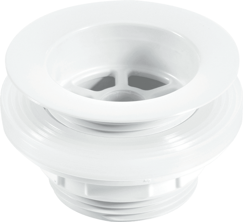 McAlpine W4 1.25" Unslotted Bath Waste White - Getplumb
