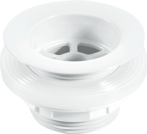 McAlpine W4 1.25" Unslotted Bath Waste White - Getplumb