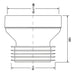 McAlpine WC CON1 Straight Pan Connector - Getplumb