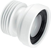 McAlpine WC CON1 Straight Pan Connector - Getplumb