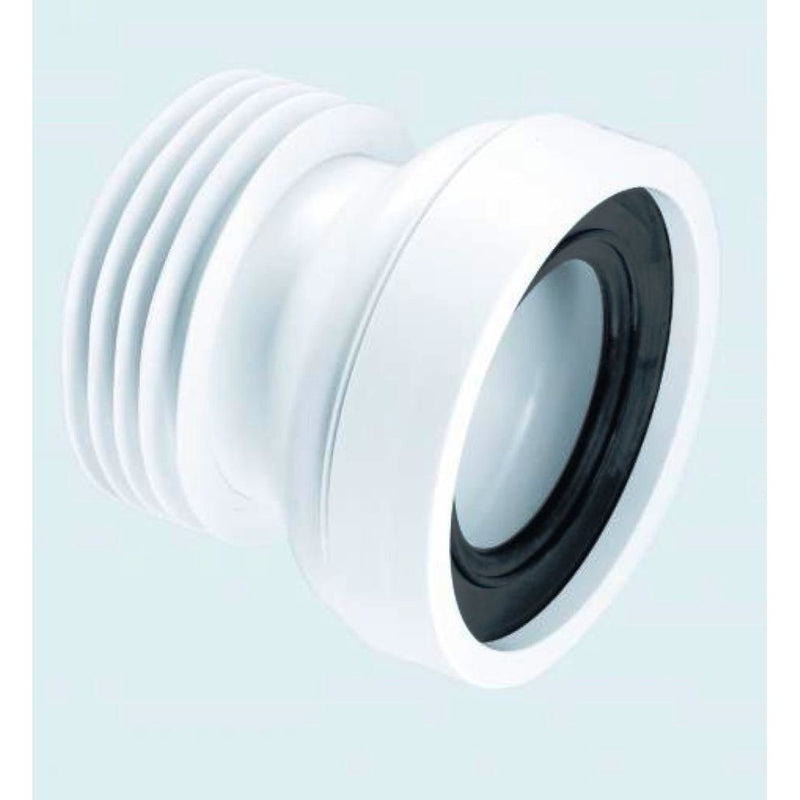 McAlpine WC CON1 Straight Pan Connector - Getplumb