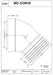 McAlpine WC CON16 45deg Pan Connector - Getplumb
