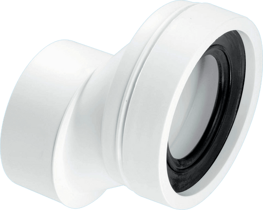 McAlpine WC CON4B 40mm Offset Pan Connector Plain Outlet - Getplumb