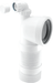 McAlpine WC - CON8FV Flexible 90deg Bent Pan Connector with 1.25" Boss - Getplumb