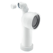 McAlpine WC CON8V 90deg Bent Pan Connector with 1.25" Boss - Getplumb