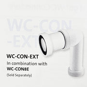 McAlpine WC CONEXT 4" Short Straight Telescopic WC Socket Extension - Getplumb