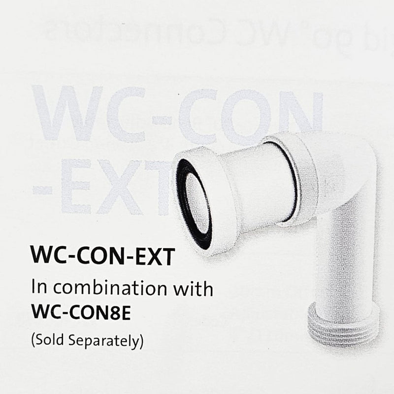 McAlpine WC CONEXT 4" Short Straight Telescopic WC Socket Extension - Getplumb