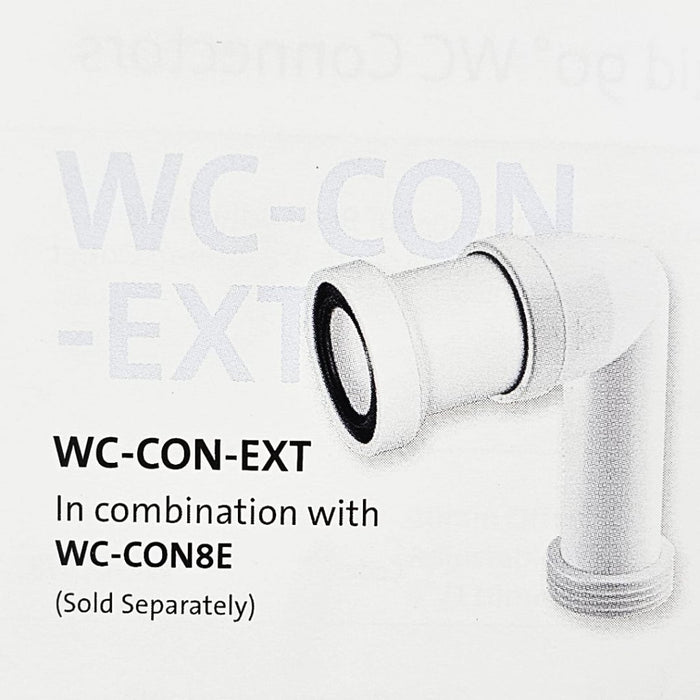 McAlpine WC CONEXT 4" Short Straight Telescopic WC Socket Extension - Getplumb