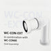 McAlpine WC CONEXT 4" Short Straight Telescopic WC Socket Extension - Getplumb
