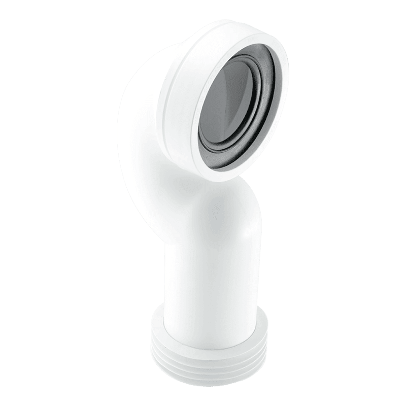McAlpine WC CONQ Space Saving 90deg Pan Connector - Getplumb