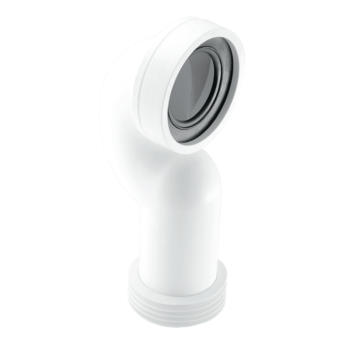 McAlpine WC CONQ Space Saving 90deg Pan Connector - Getplumb