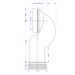 McAlpine WC CONQ Space Saving 90deg Pan Connector - Getplumb