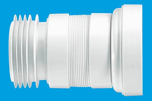 McAlpine WC - F18R 160mm Straight Flexible Pan Connector - Getplumb