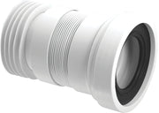McAlpine WC - F18R 160mm Straight Flexible Pan Connector - Getplumb