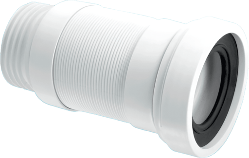 McAlpine WC - F18S 3.5" Outlet Straight Flexible Pan Connector - Getplumb