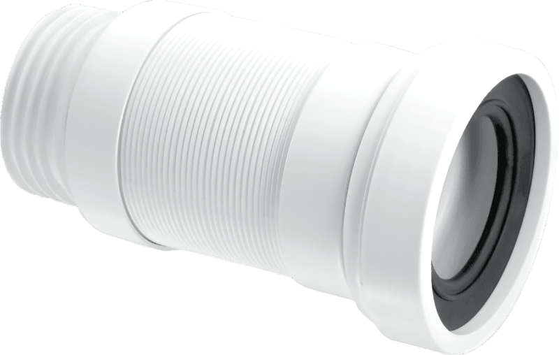 McAlpine WC - F23S 3.5" Outlet Straight Flexible Pan Connector - Getplumb