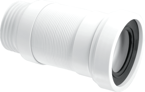 McAlpine WC - F23S 3.5" Outlet Straight Flexible Pan Connector - Getplumb