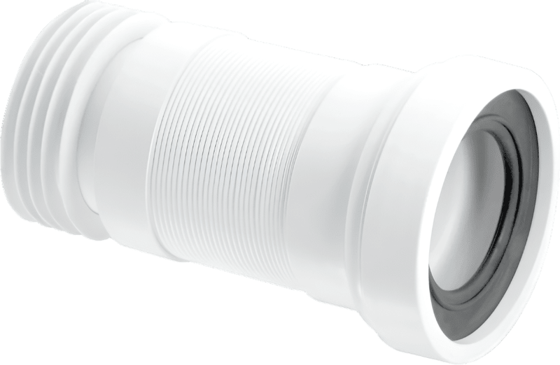 McAlpine WC - F26R 410mm Straight Flexible Pan Connector - Getplumb