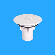 McAlpine White Plastic Flange with Dip Tube - Getplumb