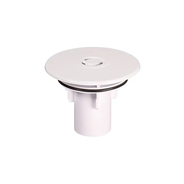 McAlpine White Plastic Flange with Dip Tube - Getplumb
